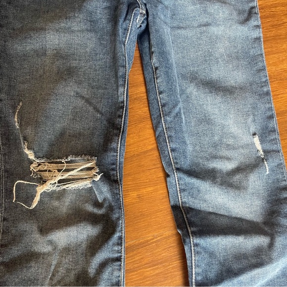 Lovers + Friends Jeans Womens 31 Ricky Skinny Denim Brighton Distressed Med Wash - Picture 4 of 12